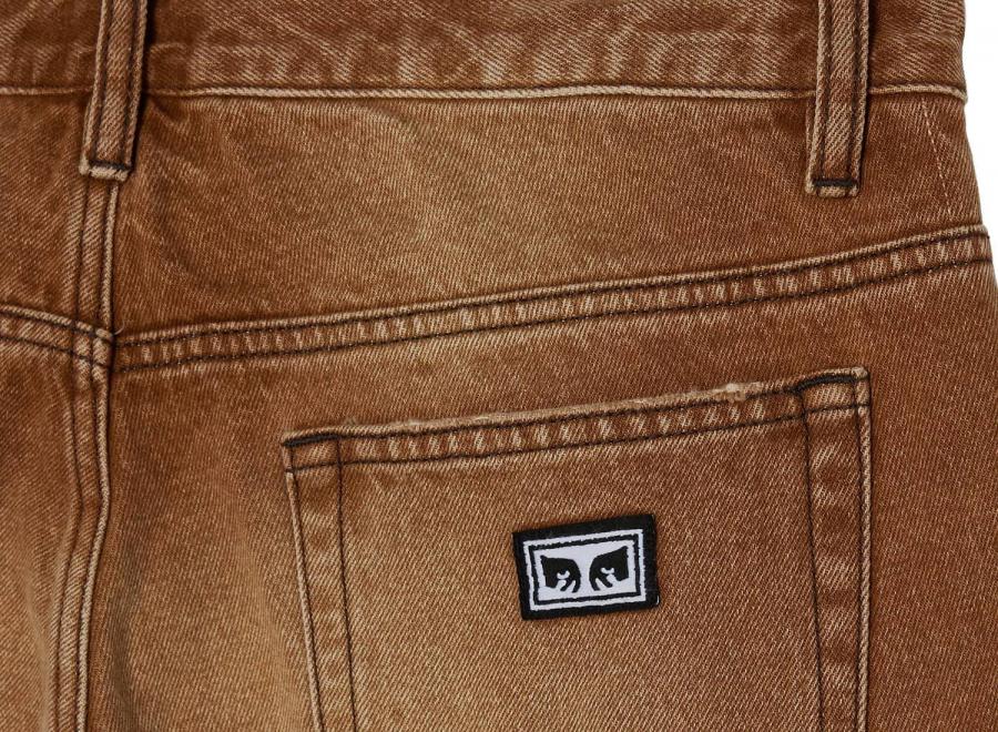 Obey Boxcar Straight Leg Denim Archive Brown 142010119ACB - Obey