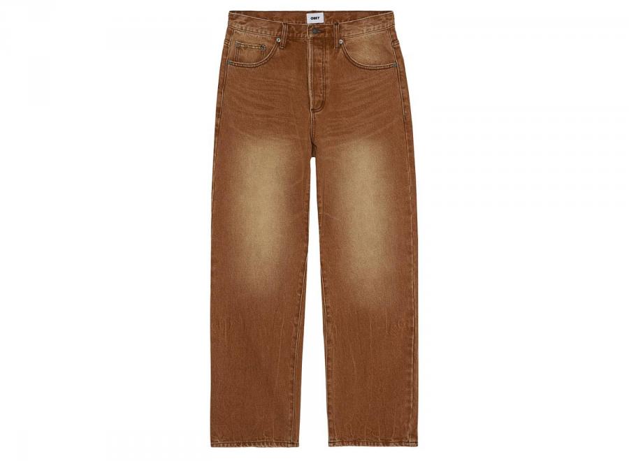 Obey Boxcar Straight Leg Denim Archive Brown 142010119ACB - Obey