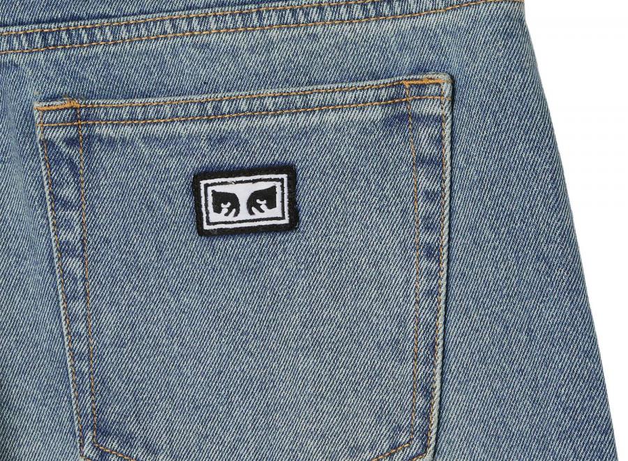 Obey Boxcar Straight Leg Denim Heavy Vintage Indigo 142010119 - Obey
