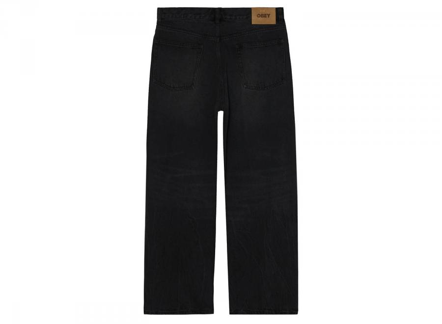 Obey Classic Baggy Denim Heavy Vintage Black 142010109HVB - Obey