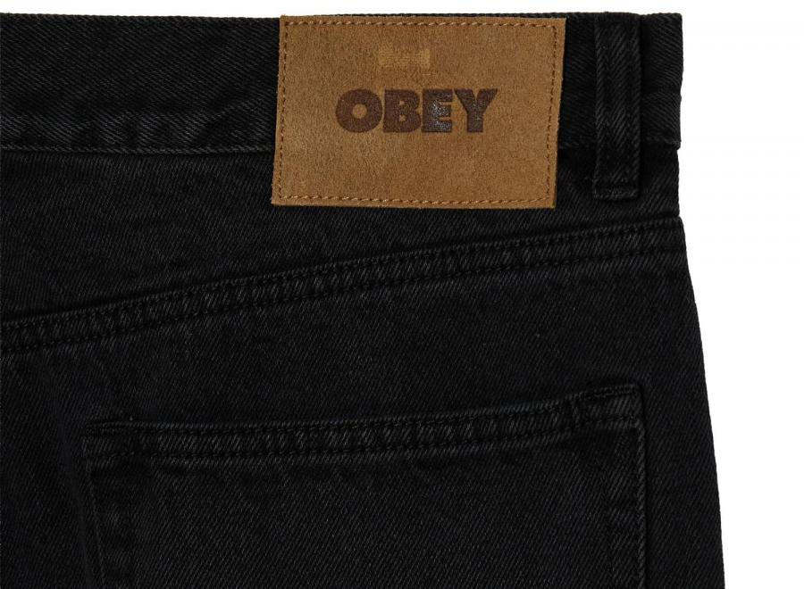 Obey Classic Baggy Denim Heavy Vintage Black 142010109HVB - Obey