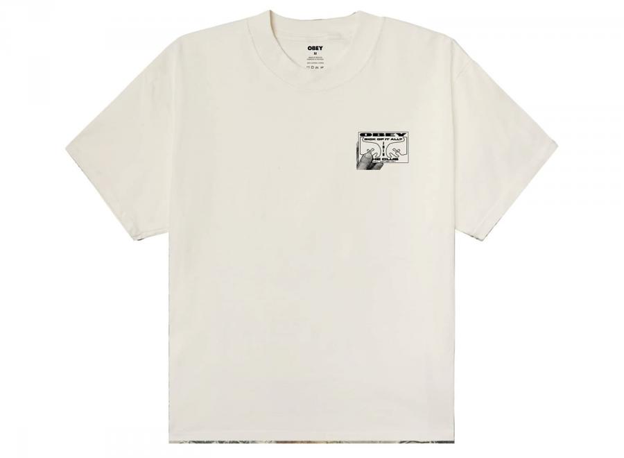 Obey Club Tee Vintage White 168024323 - Obey