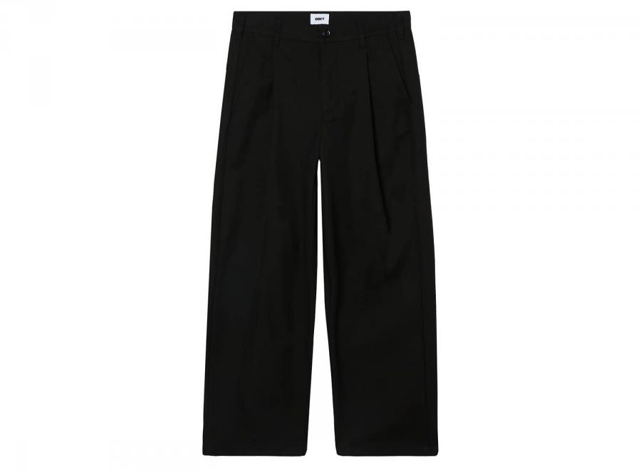 Obey Dean Pleated Pant Black 142020269BLK - Obey