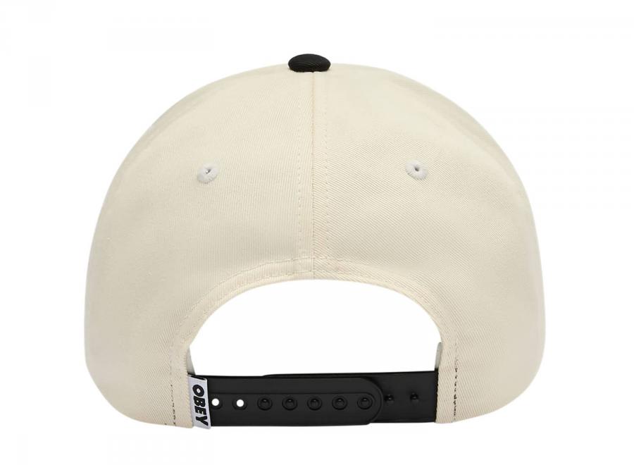 Obey Delta 5 Panel Snapback Black Multi 100490146 - Obey