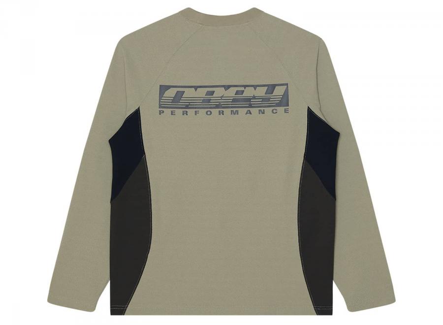 Obey Delta Knit Ls Dried Sage Multi 131030154DSG - Obey