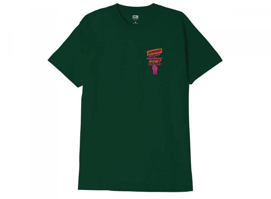 Obey End Police Brutality Forest Green - Obey