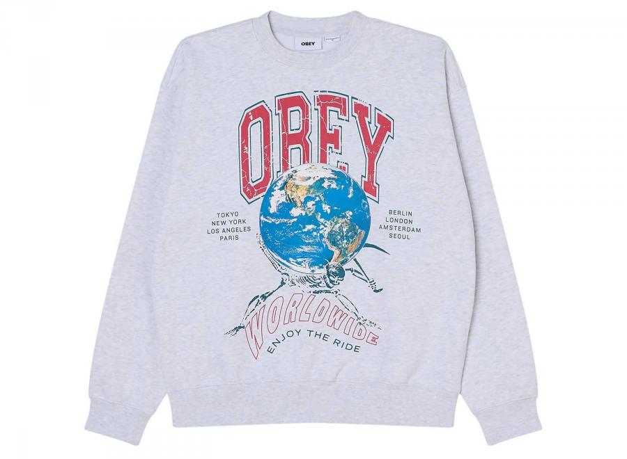 Obey Enjoy The Ride Heather Grey 112864431HEA - Obey