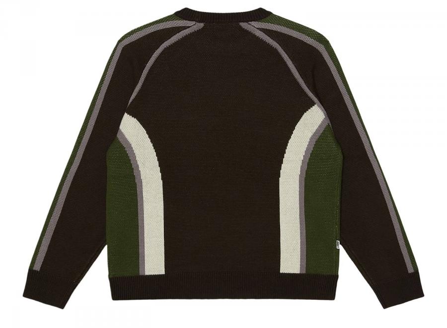 Obey Estadio Sweater Brown Multi 151000129BWM - Obey