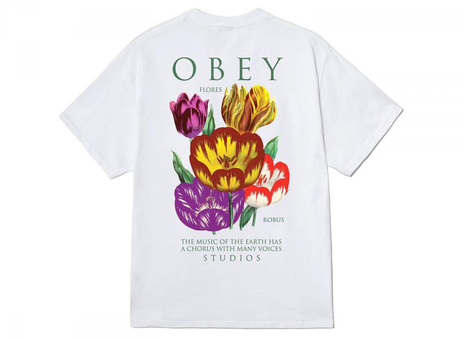 Obey Flores Robus White 165264430WHT - Obey
