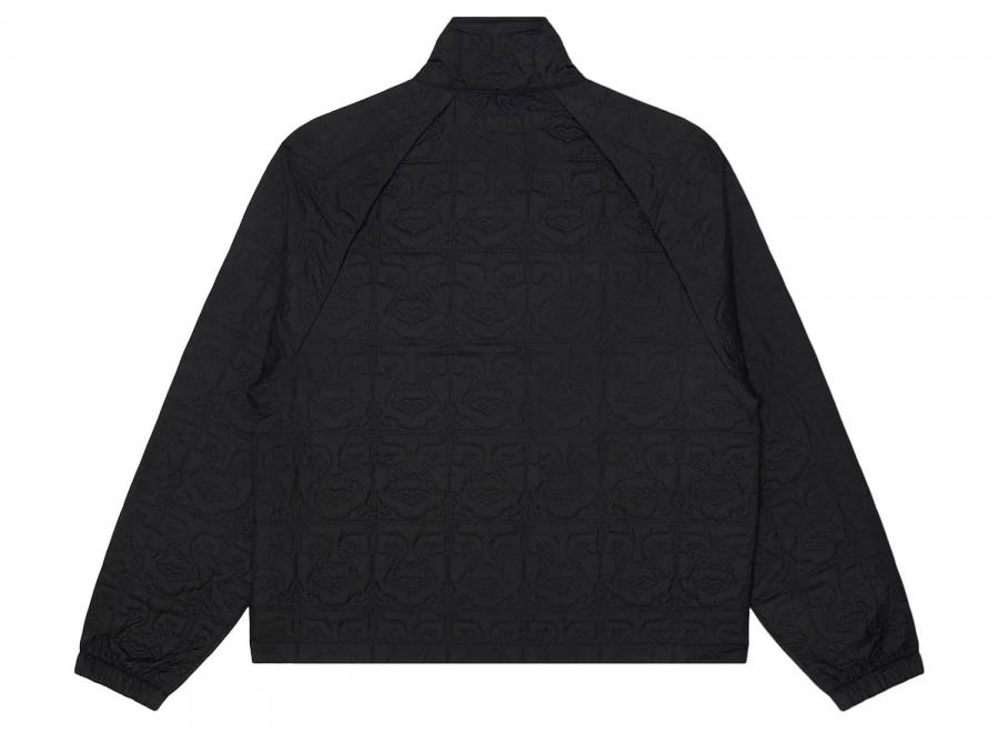 Obey Icon Quilted Jacket Black 121800629BLK - Obey
