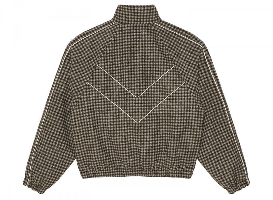 Obey Leisure Training Jacket Abbey Stone Plaid 121800632ABS - Obey