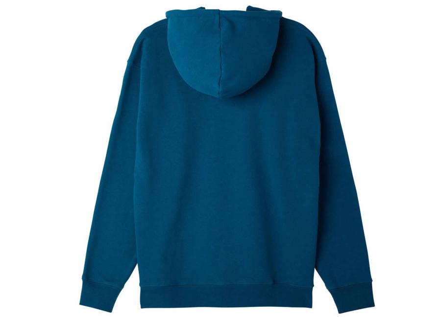 Obey Pin Face Pullover Hood Deep Ocean - Obey