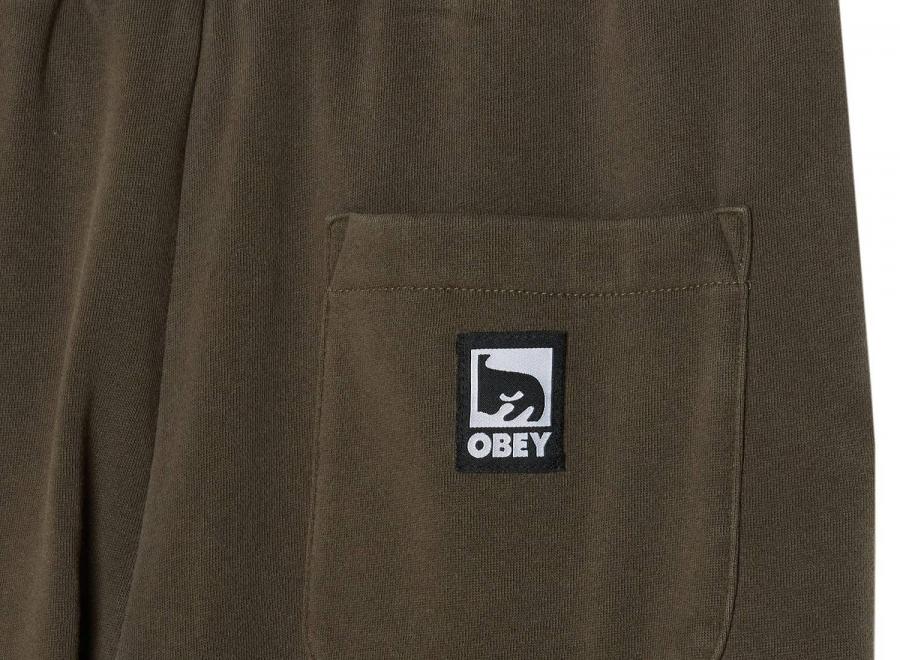 Obey Post Sweatpant Dusty Black Olive 142030054DBOV - Obey
