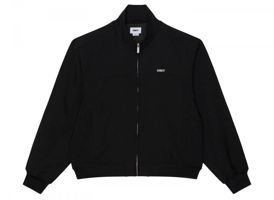 Obey Tailored Track Jacket Black 121800630BLK - Obey