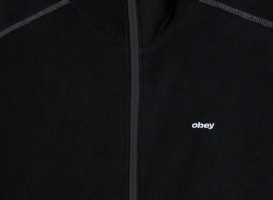 Obey Trek Polar Fleece Black 121800638BLK - Obey
