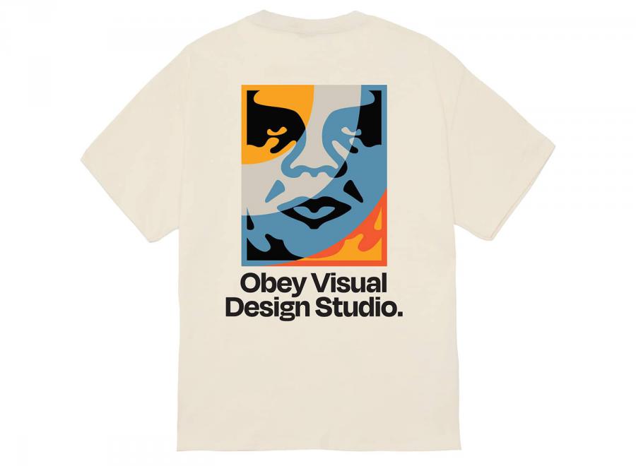 Obey Visual Design Studio Tee Cream 165264305 - Obey