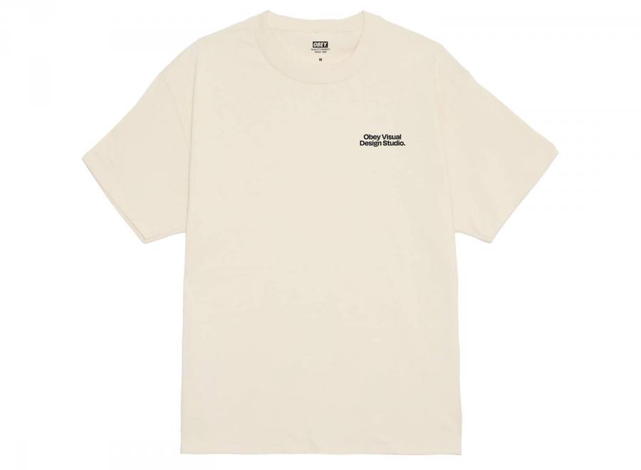 Obey Visual Design Studio Tee Cream 165264305 - Obey