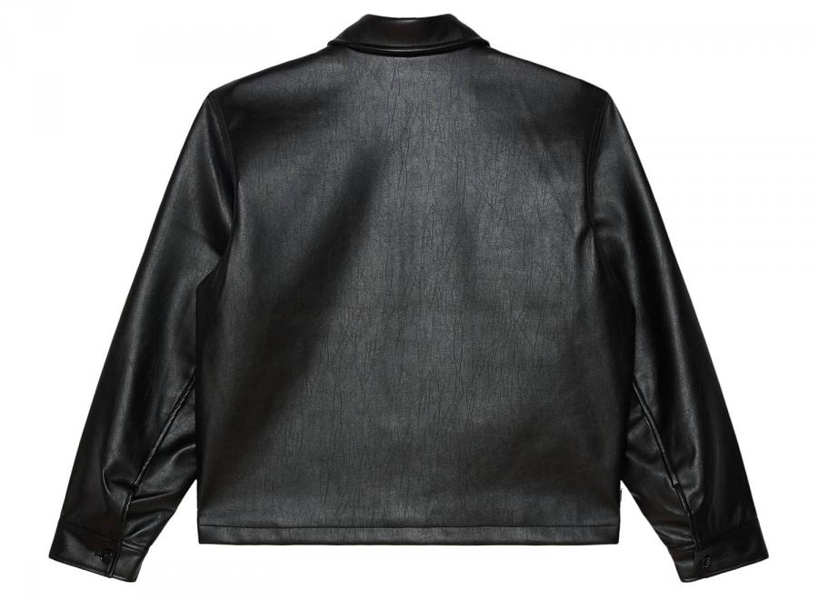 Obey Workman Pu Jacket Black 121800631BLK - Obey