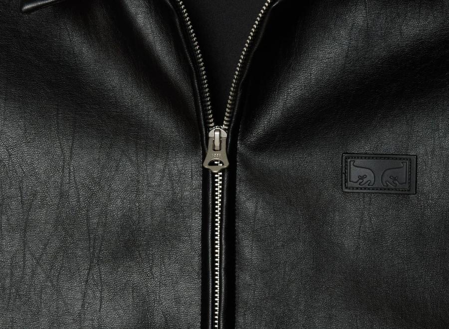 Obey Workman Pu Jacket Black 121800631BLK - Obey