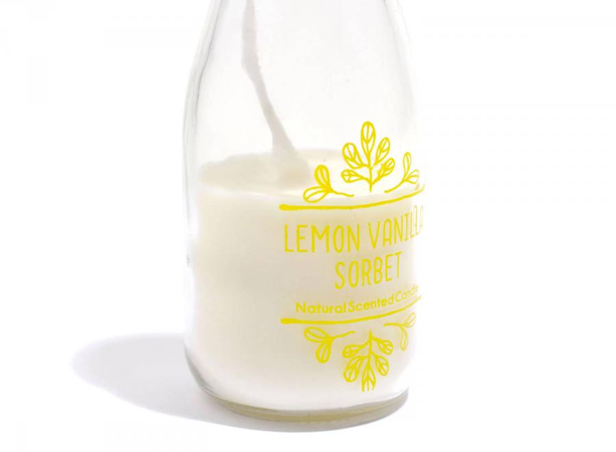 Opjet Bougie Parfum Sorbet Citron Vanille - Opjet
