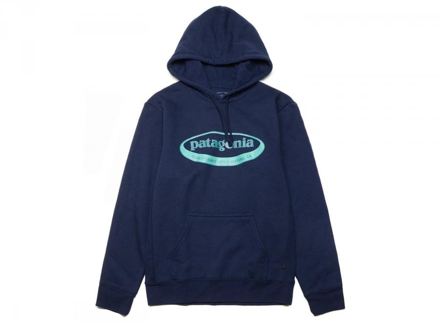Patagonia 95 Oval Logo Uprisal Hoodie New Navy - Patagonia
