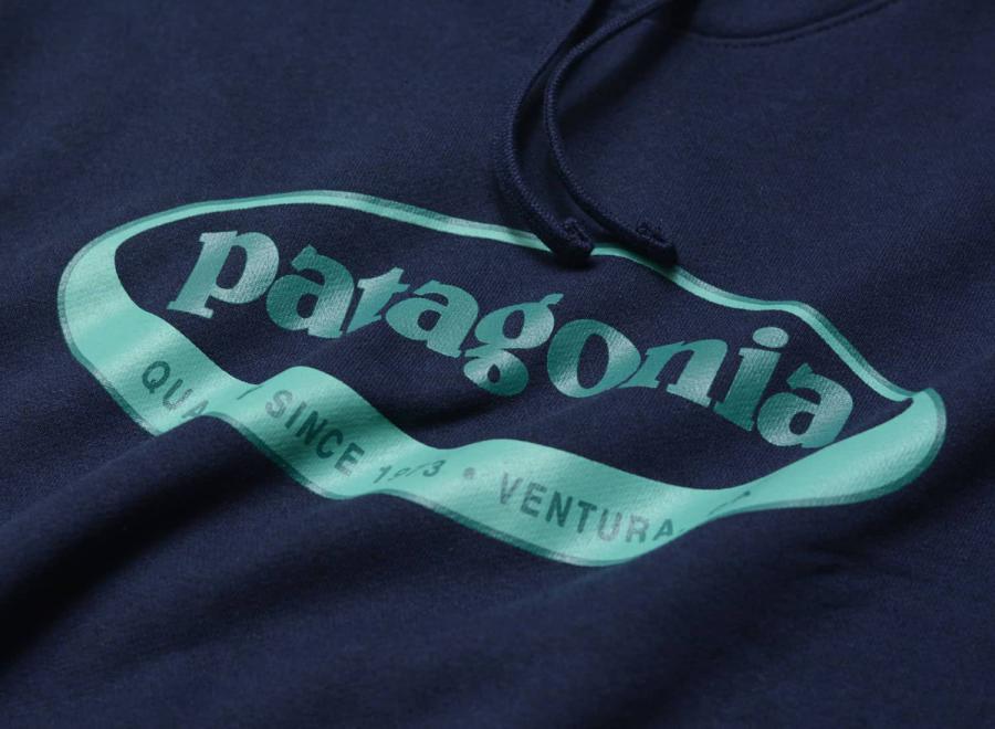 Patagonia 95 Oval Logo Uprisal Hoodie New Navy - Patagonia