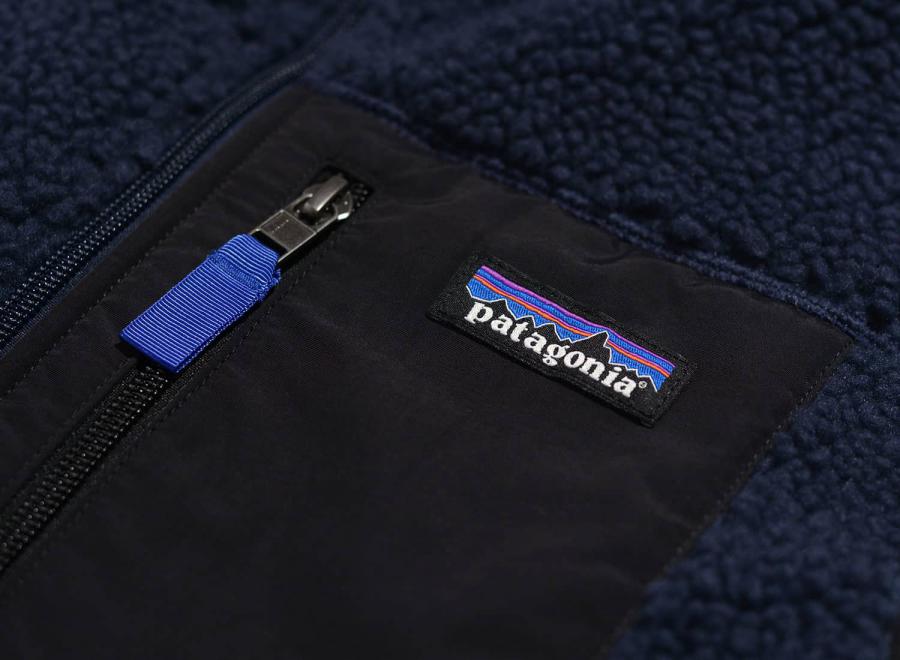 Patagonia Classic Retro X Fleece Vest Navy - Patagonia
