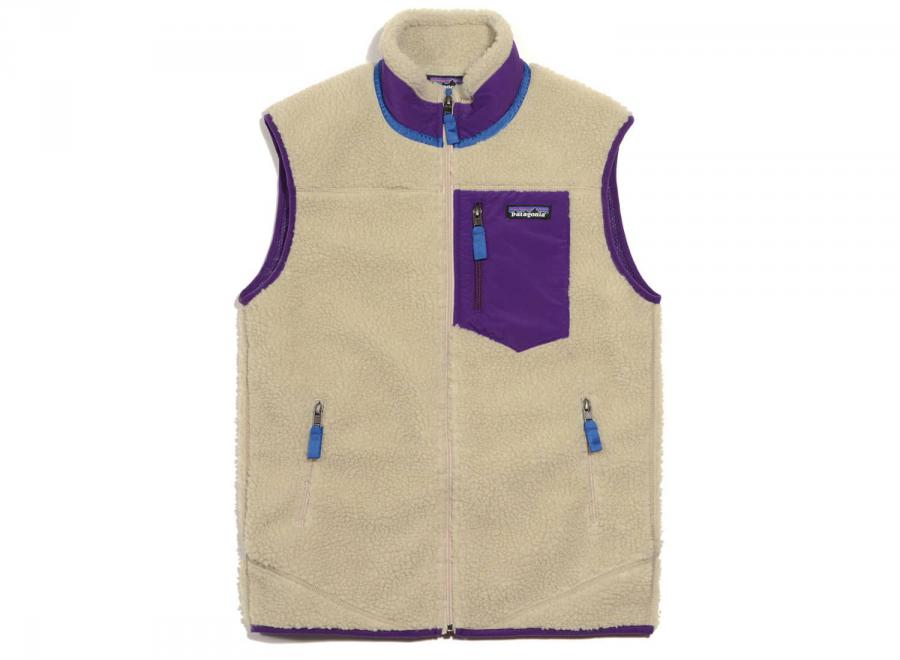 Patagonia Classic Retro X Fleece Vest Pelican / Purple - Patagonia