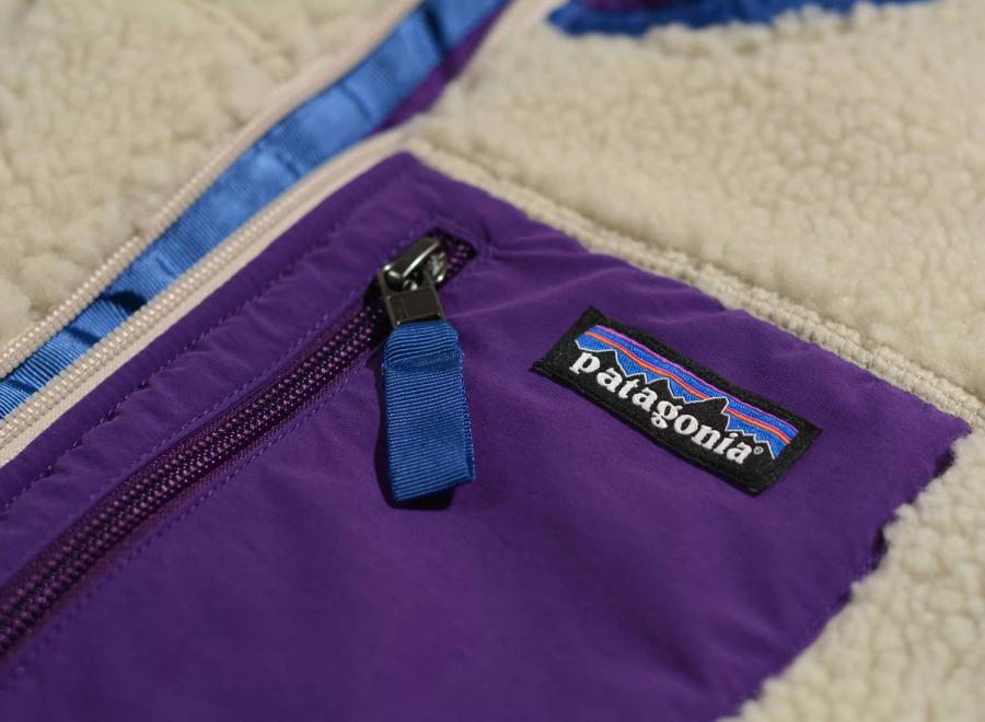 Patagonia Classic Retro X Fleece Vest Pelican / Purple - Patagonia