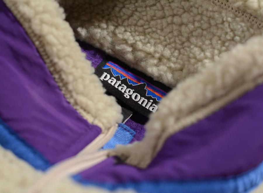 Patagonia Classic Retro X Fleece Vest Pelican / Purple - Patagonia