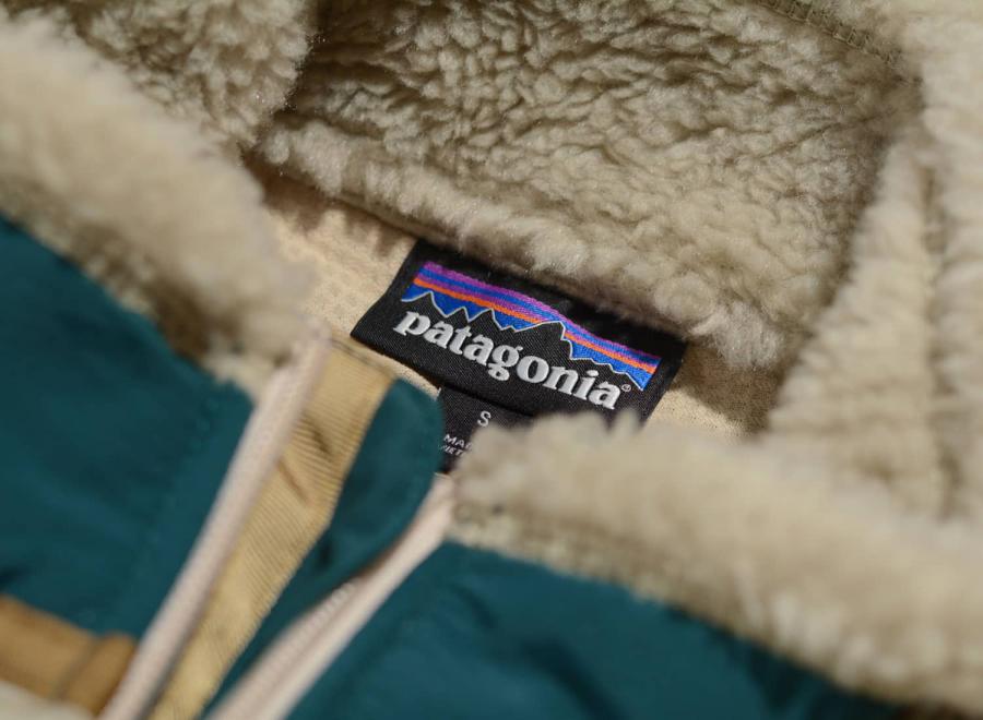 Patagonia Retro X Fleece Vest Pelican / Dark Borealis Green - Patagonia