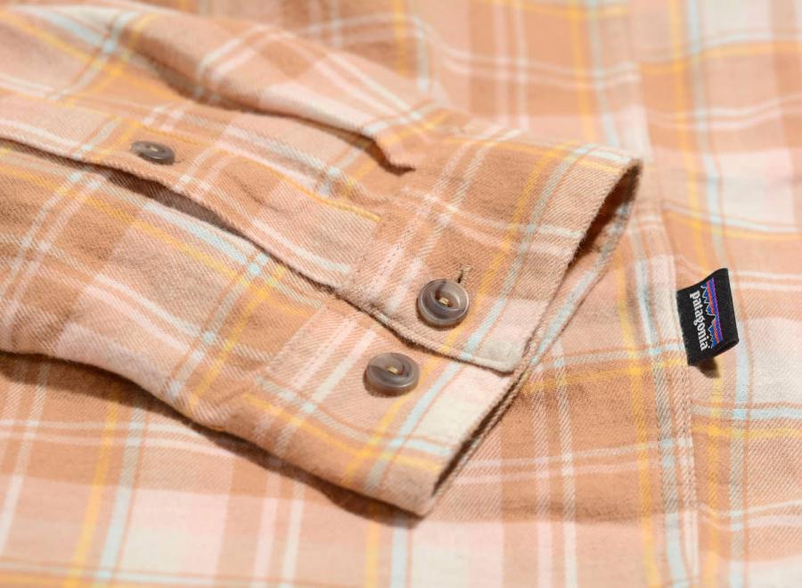 Patagonia Conversion Fjord Flannel Shirt Dark Camel - Patagonia