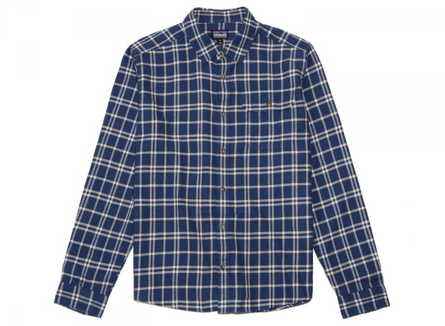 Patagonia Conversion Fjord Flannel Shirt Stone Blue - Patagonia