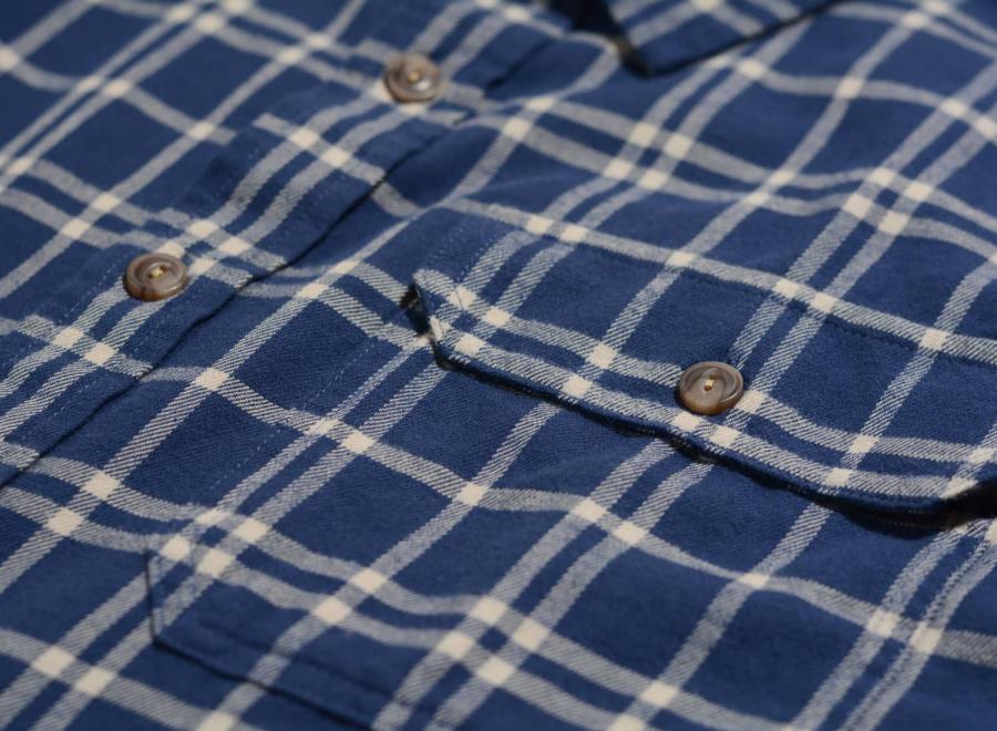 Patagonia Conversion Fjord Flannel Shirt Stone Blue - Patagonia