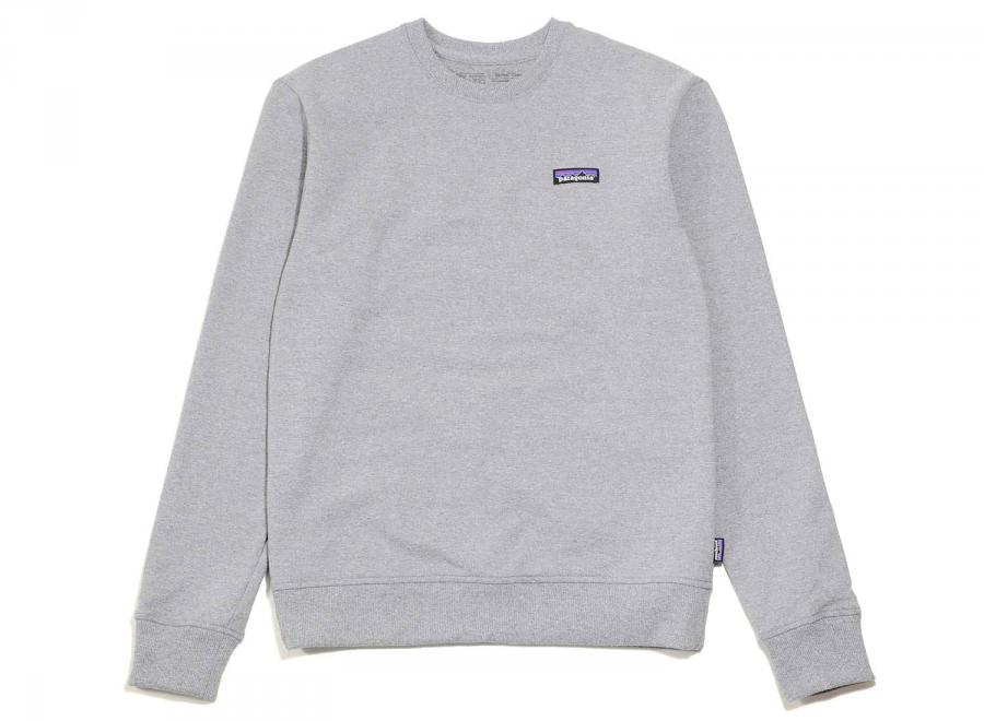 Patagonia P6 Label Uprisal Crew Sweatshirt Gravel - Patagonia