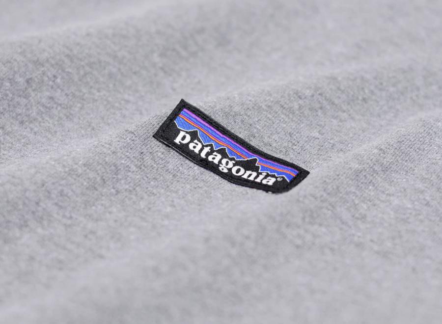 Patagonia P6 Label Uprisal Crew Sweatshirt Gravel - Patagonia