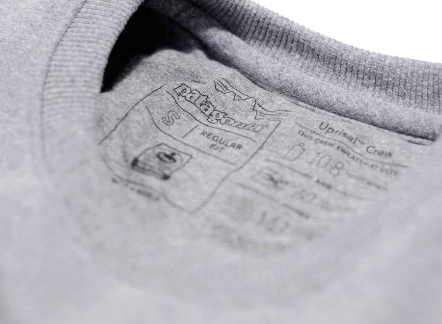 Patagonia P6 Label Uprisal Crew Sweatshirt Gravel - Patagonia
