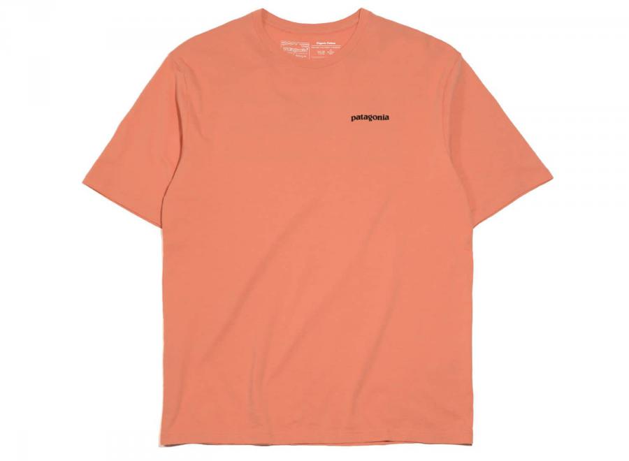 Patagonia P6 Logo Organic Cotton Tee Mellow Melon - Patagonia
