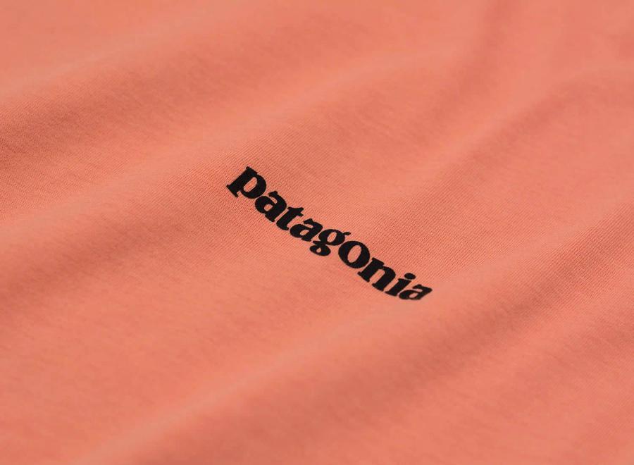 Patagonia P6 Logo Organic Cotton Tee Mellow Melon - Patagonia