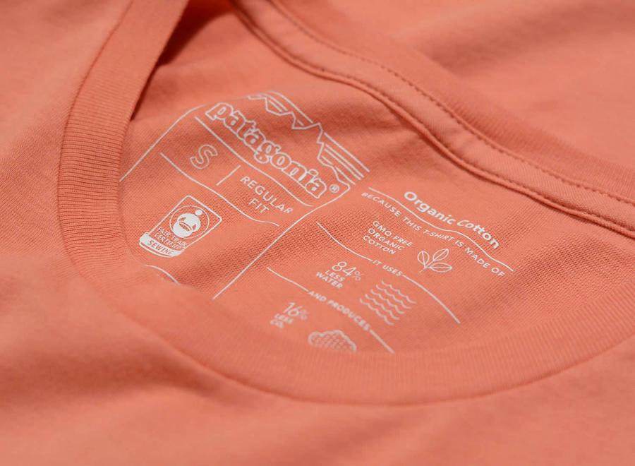 Patagonia P6 Logo Organic Cotton Tee Mellow Melon - Patagonia