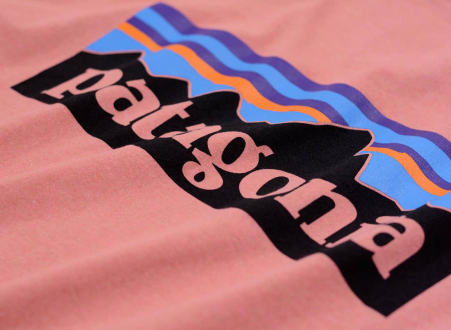 Patagonia P6 Logo Responsibili-Tee Sticker Pink - Patagonia