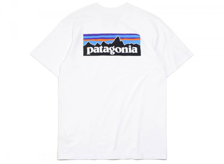 Patagonia P6 Logo Responsibili-Tee White - Patagonia