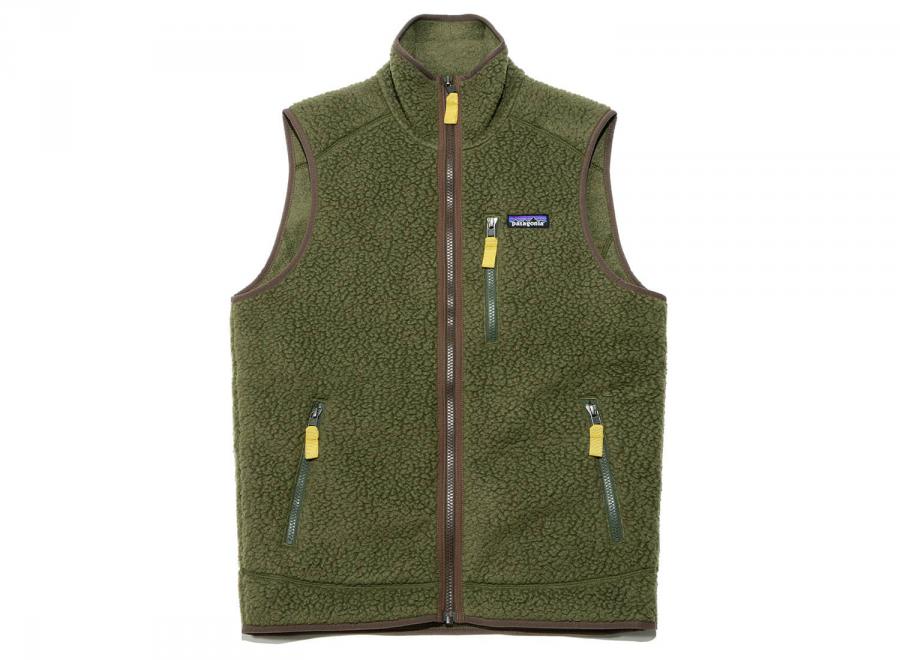 Patagonia Retro Pile Fleece Vest Basin Green - Patagonia