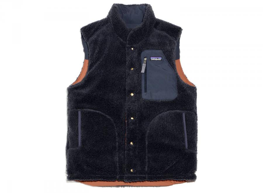 Patagonia Reversible Bivy Down Vest Fox Red - Patagonia