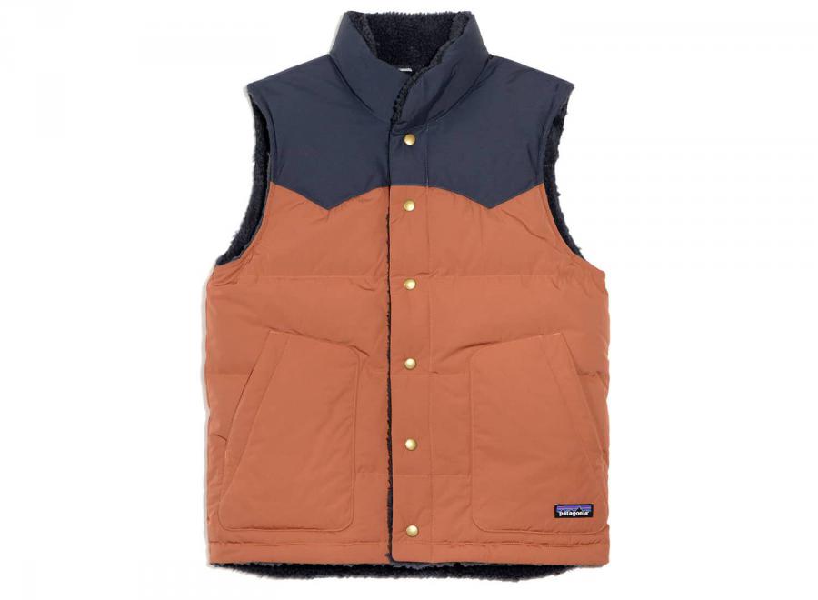 Patagonia Reversible Bivy Down Vest Fox Red - Patagonia