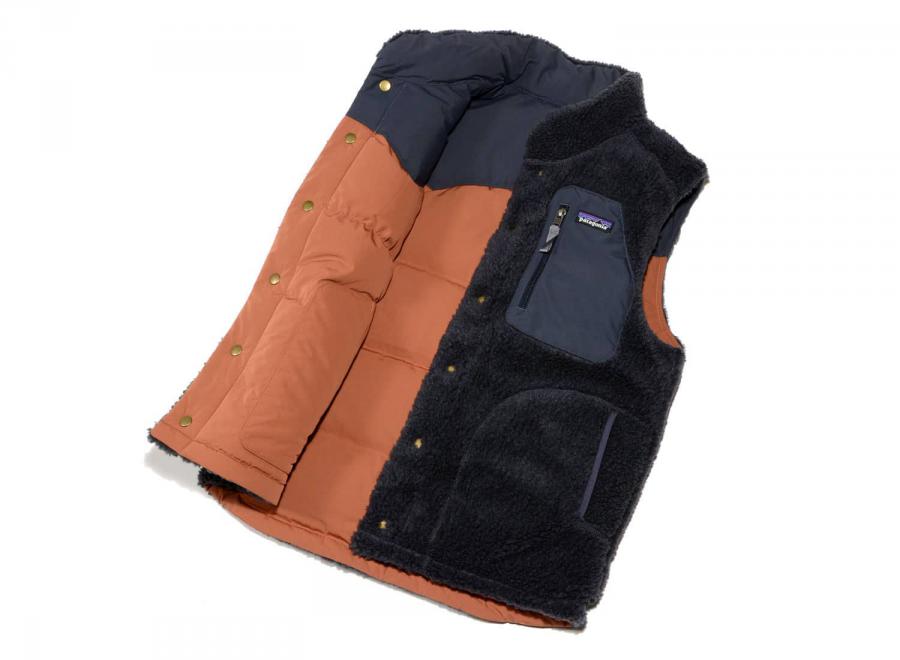 Patagonia Reversible Bivy Down Vest Fox Red - Patagonia