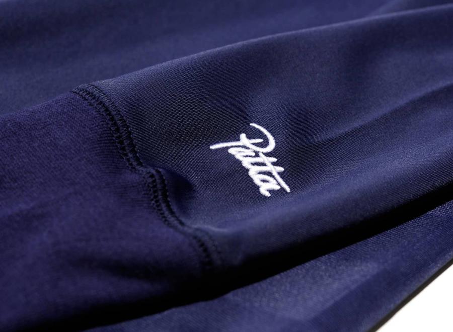 Patta Positivity Warm Up Crewneck Sweater Black Iris - Patta