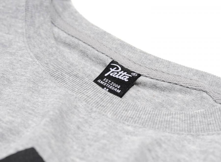 Patta Impact T-Shirt Melange Grey - Patta