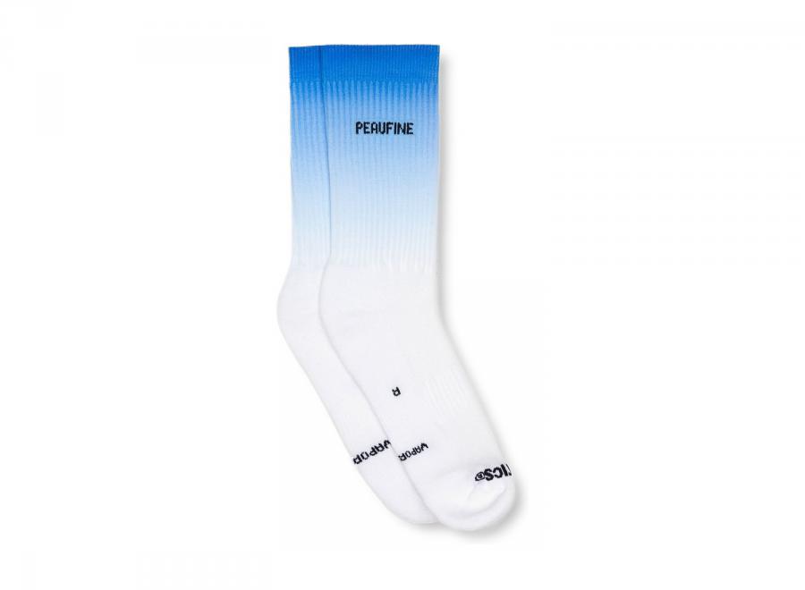 Peaufine Socks Vaporfeel Gradient White / Blue - Peaufine