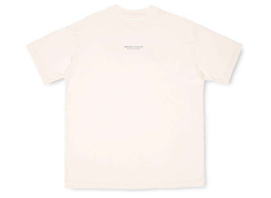 Peaufine Wood Tshirt Wanna Run With You Off White - Peaufine